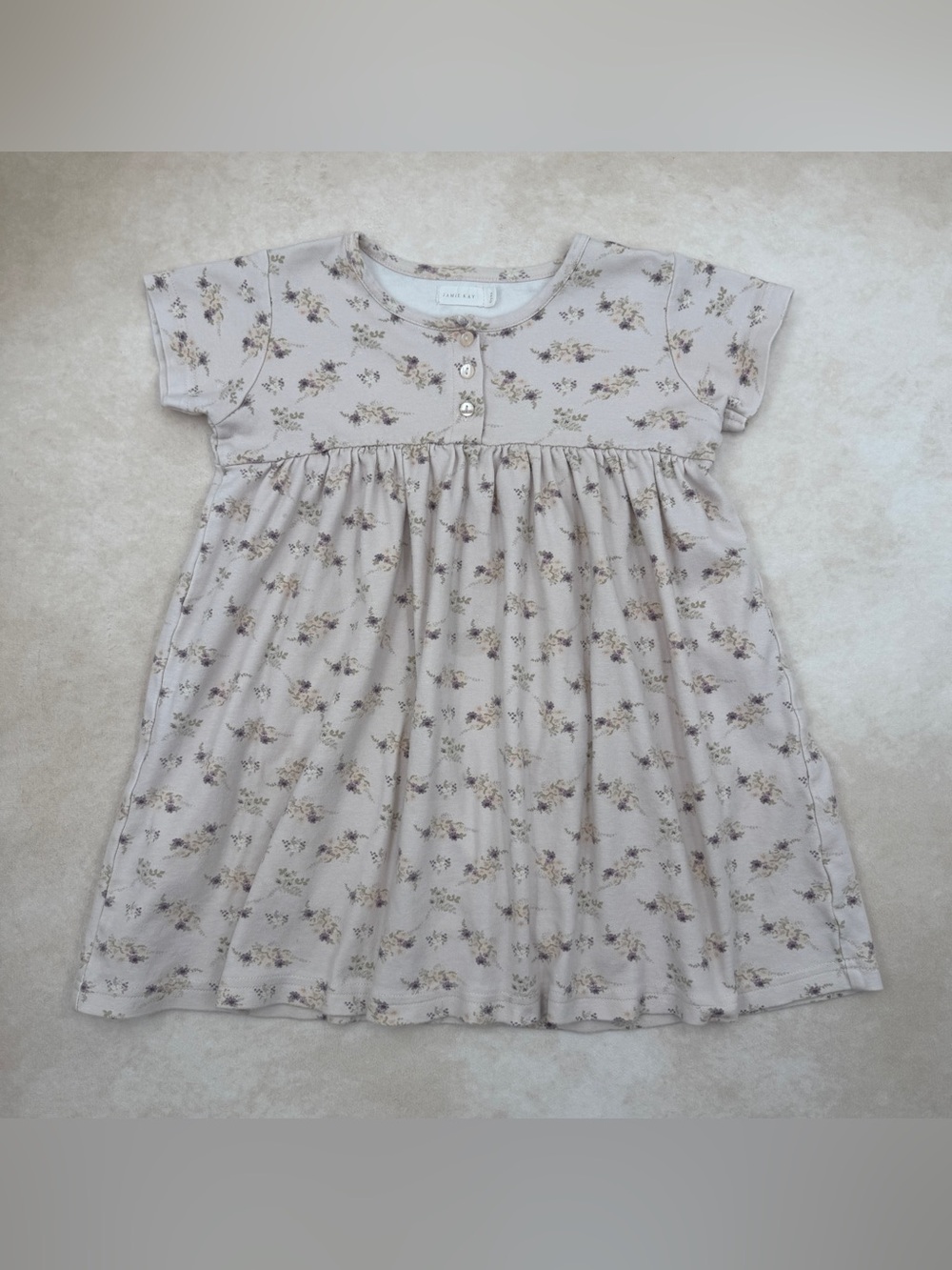 Jamie Kay Lavender Floral Babydoll Top